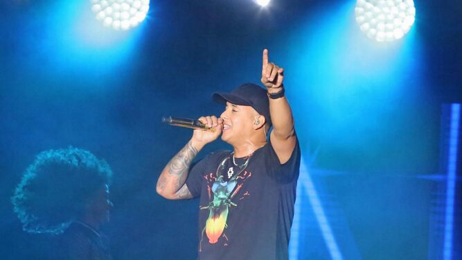 Daddy Yankee durante su actuación en el Puro Latino Fest.
