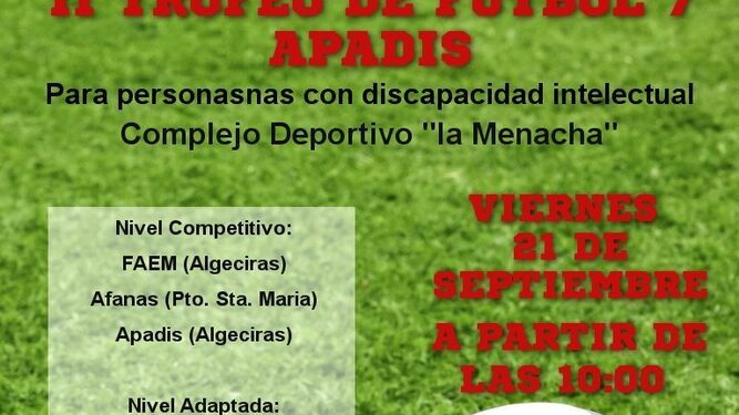 Apadis celebra su II Trofeo de Fútbol-7Sonrisas: factor común antes de jugar