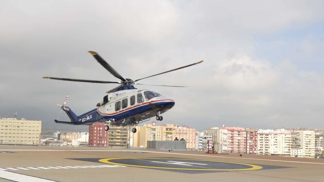 Helicóptero de Hélity entre Algeciras y Ceuta