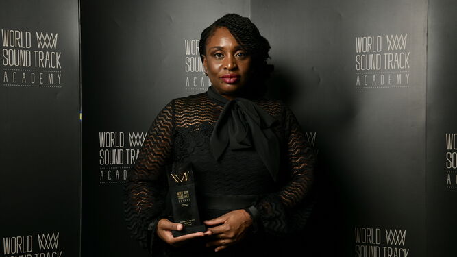 Tamar-Kali, ganadora del premio Discovery of the Year por 'Mudbound'.