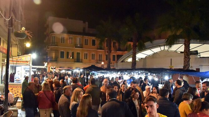 Un momento de la celebración de Tosantos en Algeciras.