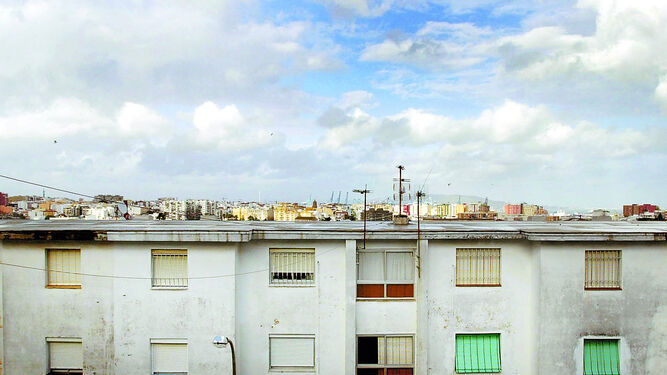 Una vista de la barriada de la Piñera, en Algeciras.
