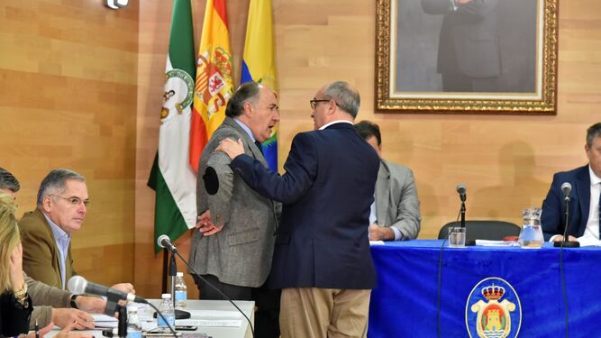 Pleno de Algeciras. José Ignacio Landaluce y Fernando Silva