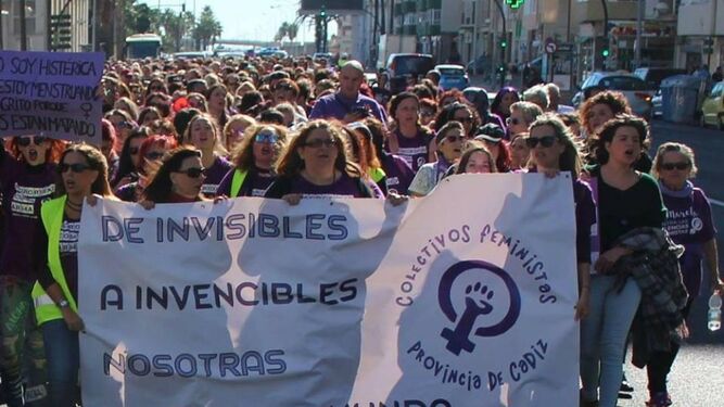 La marcha que tuvo lugar el año pasado entre San Fernando y Cádiz