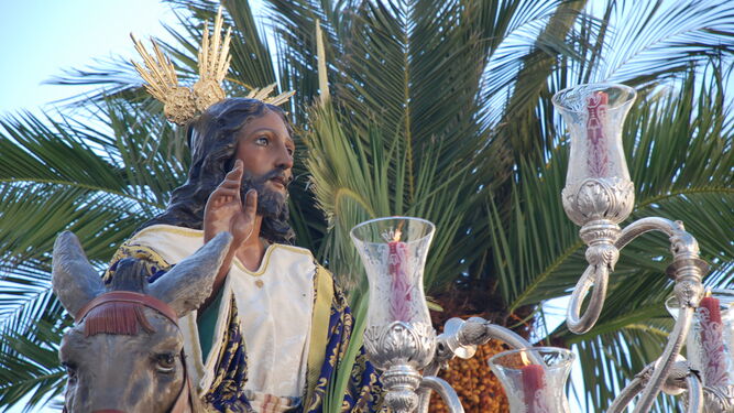 Cristo de la Borriquita que procesionará el 13 de julio de forma extraordinaria.