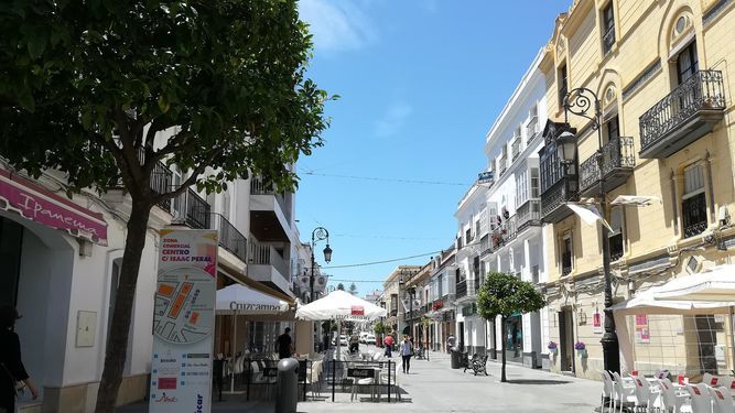 Una vista de la calle San Juan, en el centro de la ciudad.