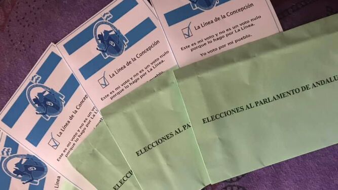 Varias papeletas preparadas para las elecciones