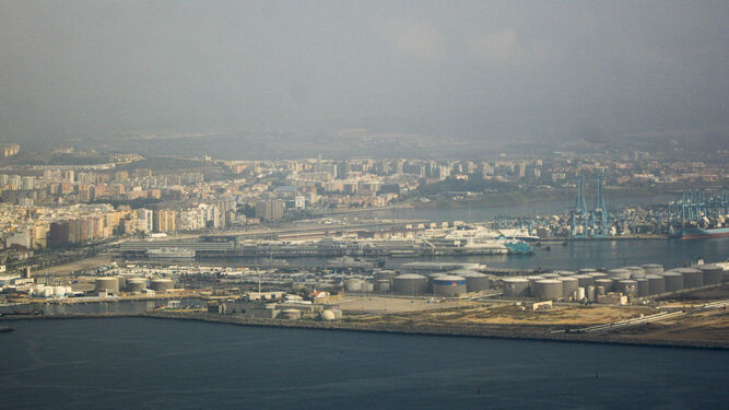 Vista aérea de Algeciras