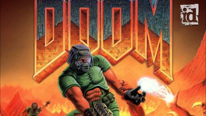 La portada de la primera versión del 'Doom'.