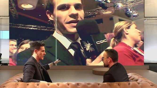 Christian Gálvez en una entrevista con Risto Mejide evocando su período en 'CQC'