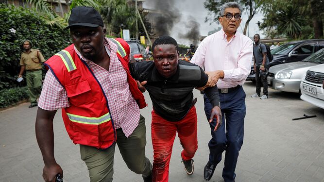 Las im&aacute;genes del atentado de Nairobi