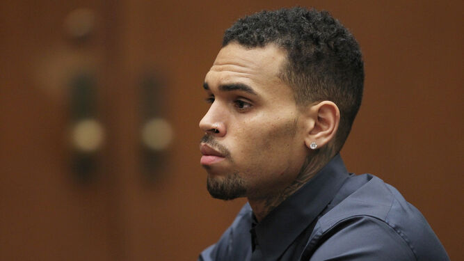 Chris Brown, en un juicio anterior.