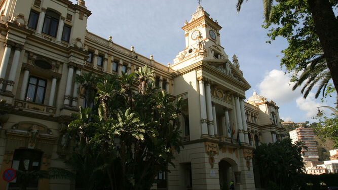 Imagen de la Casona del Parque, sede del Ayuntamiento de Málaga.
