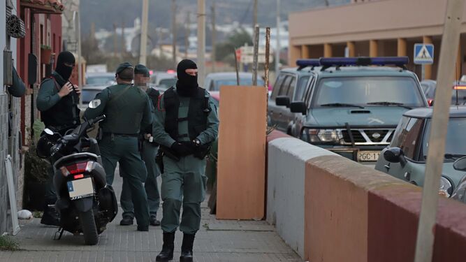 Registro en La Línea dentro de la Operación Trapera contra el narcotráfico