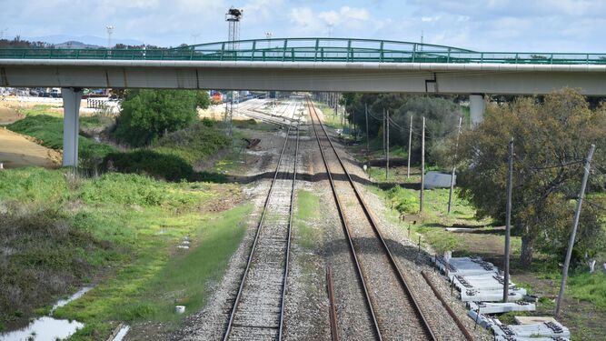 Obras de mejora en la vía del tren Algeciras-Bobadilla ya ejecutadas por Adif.