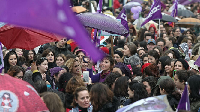 Manifestación por el Día de la Mujer el pasado 8 de marzo.