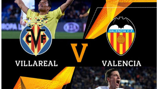 Villarreal-Valencia, duelo patrio en la Europa League