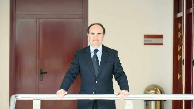 Gerardo Landaluce, en la sede de la Autoridad Portuaria de la Bahía de Algeciras.