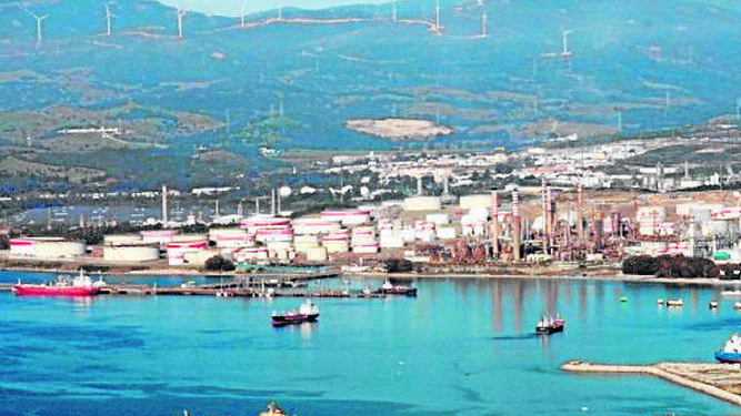 La refinería Gibraltar-San Roque de Cepsa.