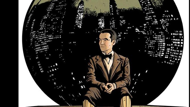 La portada del cómic 'Lorca: un poeta en Nueva York', de Carlos Esquembre.