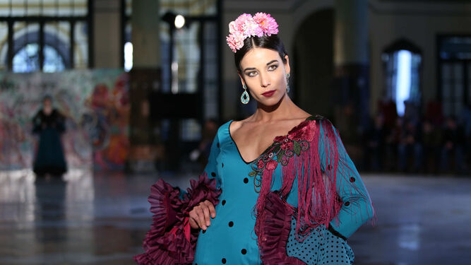 Diseño de Ana Ferreiro, ganadora del Certamen de Noveles de Viva by We Love Flamenco 2019, una de las participantes de la Pasarela Wappíssima.