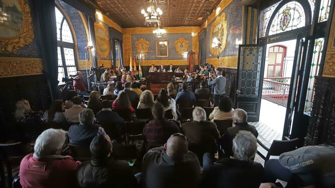 Pleno del Ayuntamiento de Algeciras.