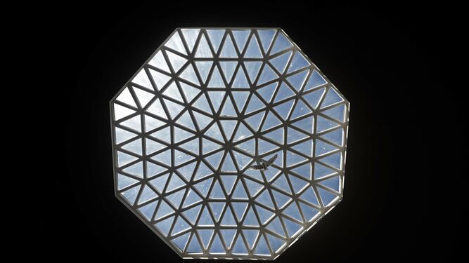 La característica cúpula del mercado Ingeniero Torroja.