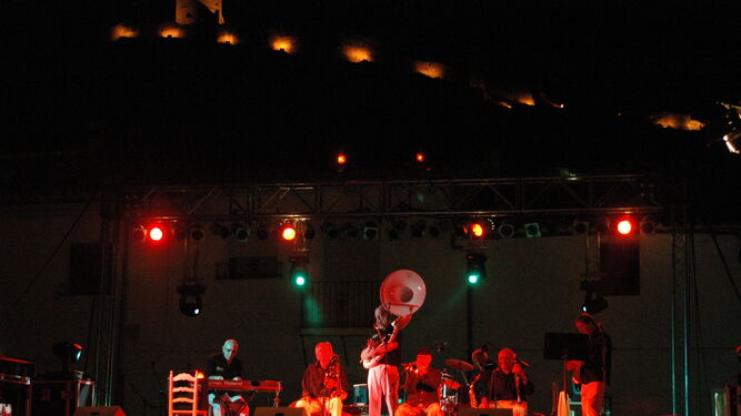 Una actuación en una edición del Festival de Música de Jimena.