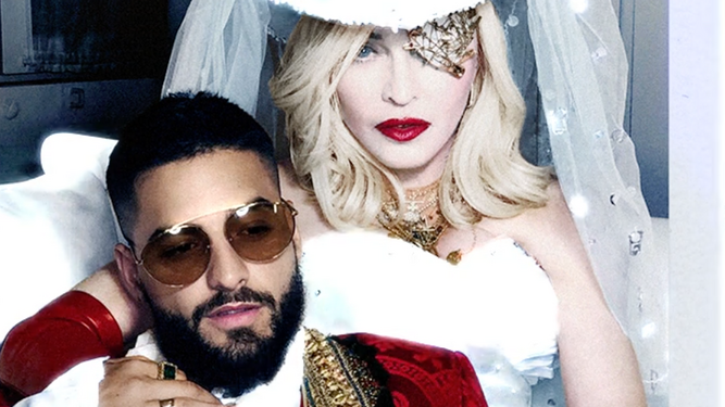 Madonna y Maluma en la promoción de su canción 'Medellín'