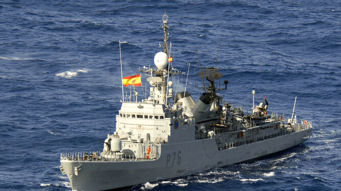 La corbeta de la Armada española 'Infanta Elena'