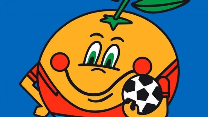 Naranjito, la mascota del Mundial de Fútbol de 1982.