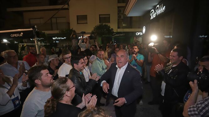 José Ignacio Landaluce celebra el resultado en las elecciones municipales de 2019