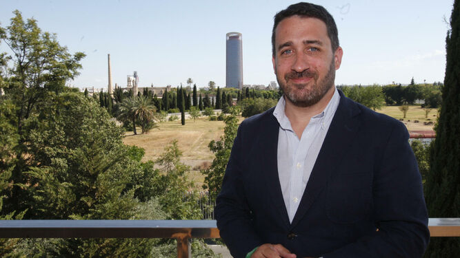 El director general de Prodiel, Miguel Somé, ayer en su sede corporativa de Sevilla.
