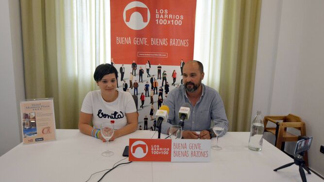 Sara Lobato y Miguel Alconchel, en la rueda de prensa ofrecida este viernes