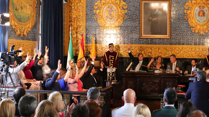 Las mejores fotos de la constituci&oacute;n del Ayuntamiento de Algeciras