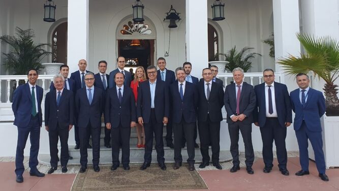 Las delegaciones del Puerto de Algeciras y de Tánger-Med.