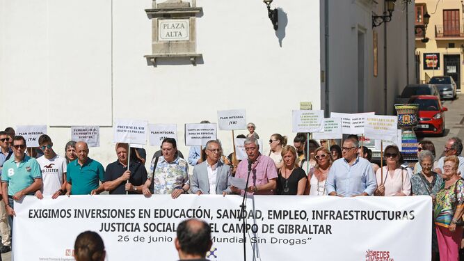 Concentración del Día contra la Droga en la Plaza Alta de Algeciras