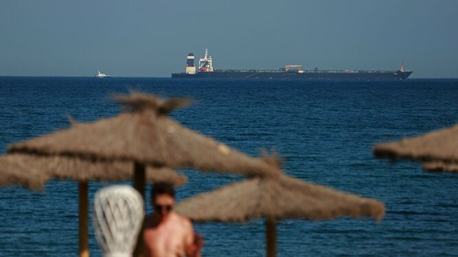 El petrolero retenido por las autoridades gibraltareñas.