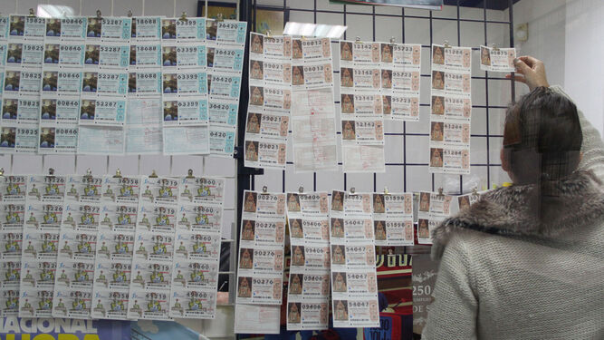 Una administración de Loterías en una imagen de archivo.
