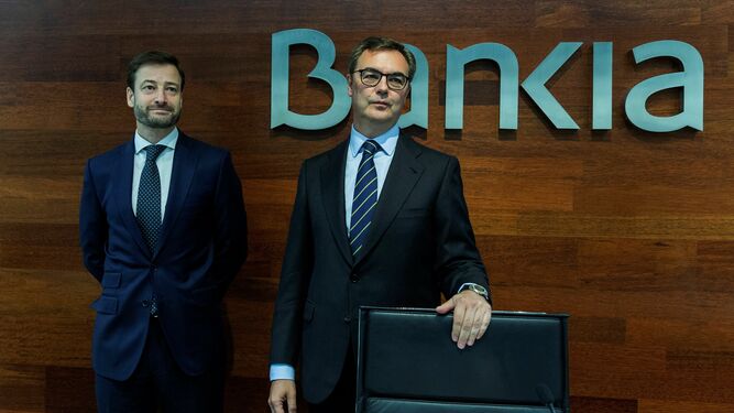 Leopoldo Alvar, director adjunto de Bankia, y José Sevilla, consejero delegado