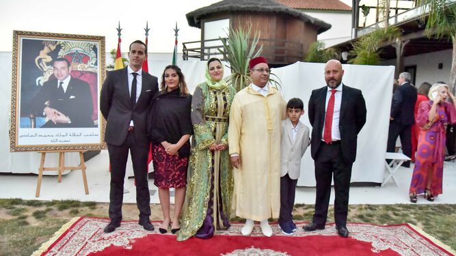Recepcion del Consul de Marruecos por el 20 Aniversario llegada al trono Mohamed VI