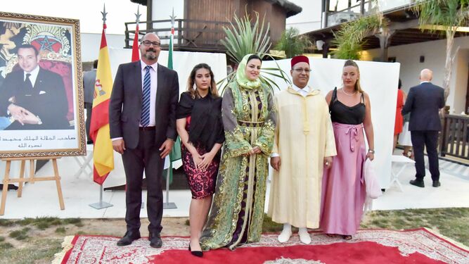 Recepcion del Consul de Marruecos por el 20 Aniversario llegada al trono Mohamed VI