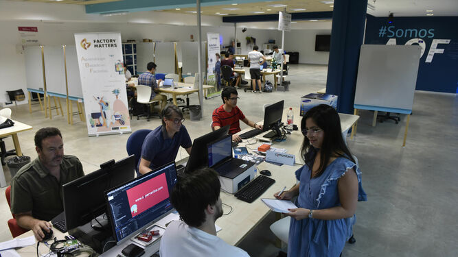 El Cubo, en Sevilla, fue el primer centro de ‘crowdworking’ Andalucía Open Future.