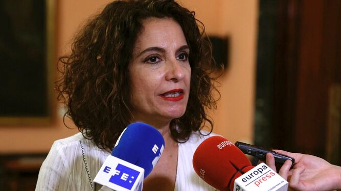 María Jesús Montero, consejera de Hacienda en la primera mitad de 2018