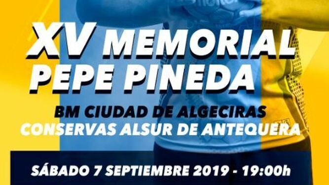 El cartel del Memorial Pepe Pineda.