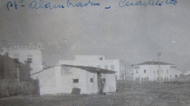 Cuartel de la Guardia Civil del Puesto de Alambradas, principios años 60 del siglo XX.