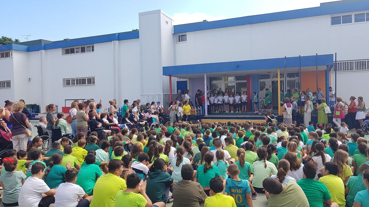 Celebración del día de la Parálisis Cerebral de Upace en el colegio La Ardila.