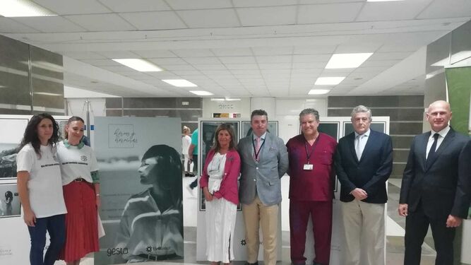 Inauguración de la Exposición en el Hospital de Puerto Real