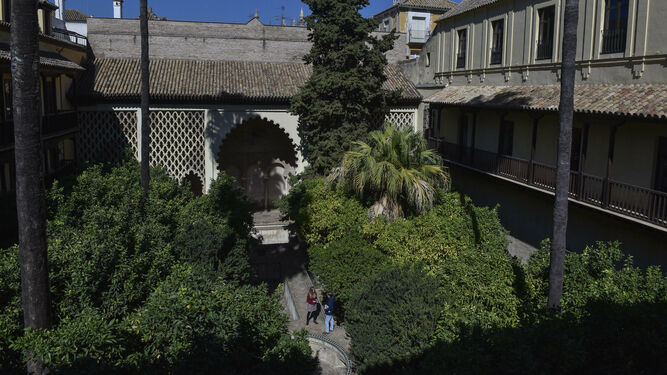 El Patio de la Contratación: último jardín andalusí de Sevilla.