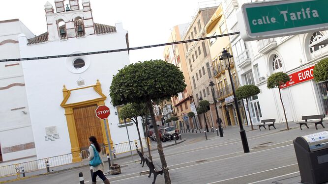 Plaza Juan de Lima, en el barrio de La Caridad de Algeciras